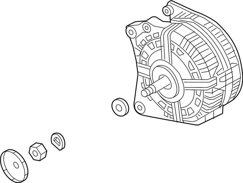 Audi Alternator 06K903023D